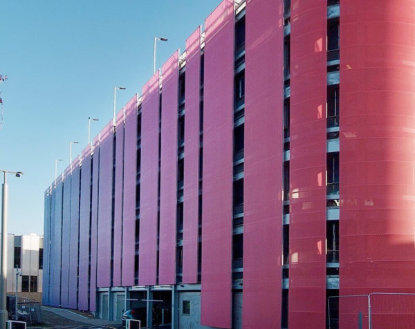 Cladding For Display Mesh Graphic Cladding Systems | Building Wrapping | Spirit Displays